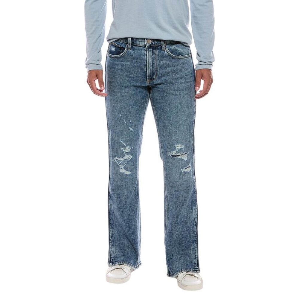 Hudson Jeans Mens Walker Track Jean, Blue